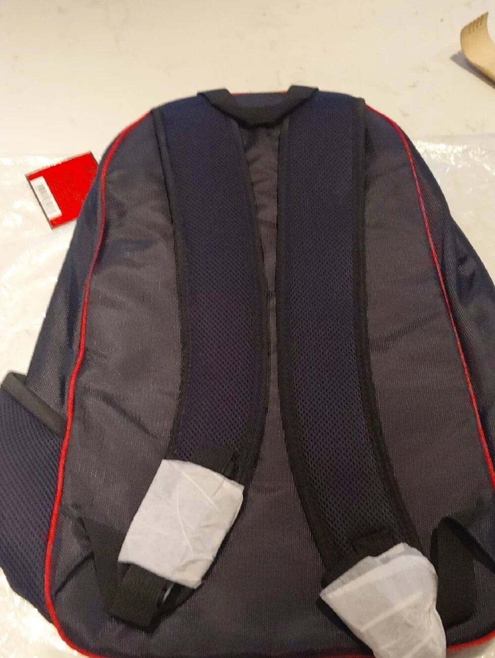 Polo by Ralph Lauren Black Backpack with Red Trim